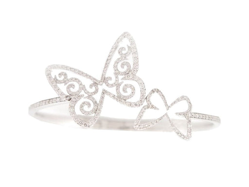 Bracelet bracelet MESSIKA butterfly arabesque butterfly duetto or blanc & diamants 58 Facettes 247649