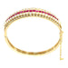 Bracelet Bracelet with natural rubies and pearls 58 Facettes 21273-0596