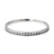 Bague 49.5 Bague Demi alliance Or blanc Diamant 58 Facettes 2739433CN
