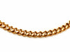 Necklace Curb link necklace Yellow gold 58 Facettes 1610145CN
