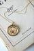Vintage love medal pendant in yellow gold, "He beats for you" 58 Facettes