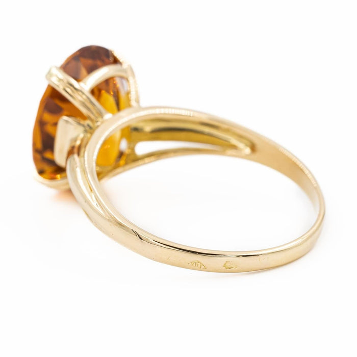 Bague 59 Bague Or jaune Citrine 58 Facettes 2130442CN