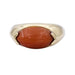 Bague 52 Bague O.J.Perrin, or jaune, corail. 58 Facettes 32415