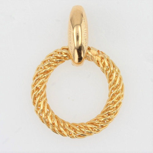 Pendentif Pendentif rond en or 58 Facettes 21-314B