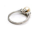 Bague 57 Bague Or blanc Perle 58 Facettes 1091909CD