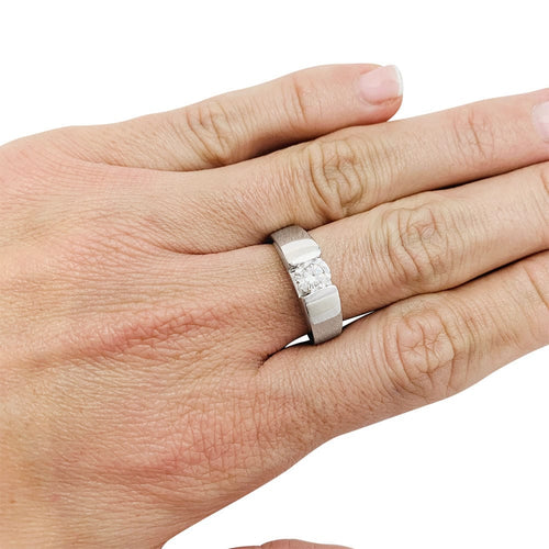 Bague 56 Bague solitaire diamant. 58 Facettes 30834