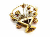 Broche Broche Fleur Or jaune Rubis 58 Facettes 1639514CN