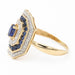 Ring 62 Cocktail Ring Yellow Gold Sapphire 58 Facettes 1599634CN