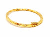 Yellow Gold Bangle Bracelet 58 Facettes 06460CD
