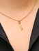 Pendant Vintage lucky charm pendant Key yellow gold 58 Facettes