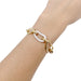 Bracelet Pomellato bracelet, "Paisley", yellow gold, white gold, diamonds. 58 Facettes 33056