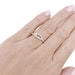 Ring 49 Messika ring, “Move Uno Pavé”, white gold and diamonds. 58 Facettes 33423