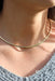Necklace Omega mesh necklace Yellow gold 58 Facettes 1752438CN