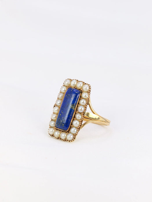 Bague Bague Lapis-lazuli Perles fines 58 Facettes 837