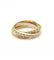 Bague 51 / Jaune. blanc et rose / Or 750‰ Bague 3 anneaux Diamants 58 Facettes 220566R