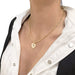 Poiray “Coeur Secret” necklace necklace in yellow gold, diamonds. 58 Facettes 31883
