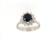 Ring Marguerite Sapphire Ring 58 Facettes 6395y