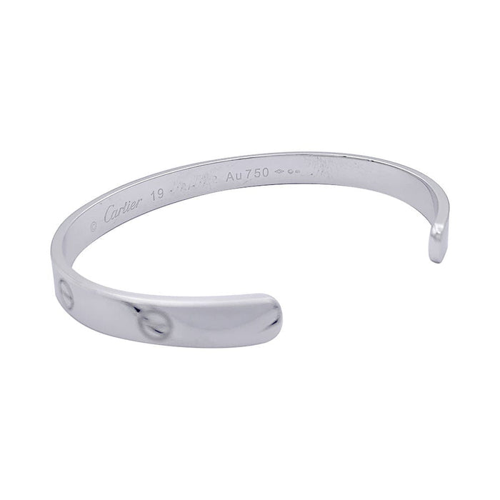 Bracelet Bracelet Cartier, "Love", or blanc. 58 Facettes 32446