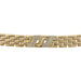 Bracelet Cartier panther mesh bracelet in yellow gold and diamonds. 58 Facettes 31343