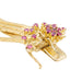 Bracelet Bracelet Fleur Or jaune Rubis 58 Facettes 2461100CN