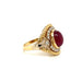 Bague 56 Bague cocktail Diamants Rubis 58 Facettes