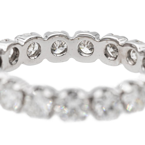 Bague 51 Bague Alliance américaine Or blanc Diamant 58 Facettes 2602109CN