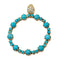 Pendentif Pendentif Or jaune Turquoise 58 Facettes 2647007CN