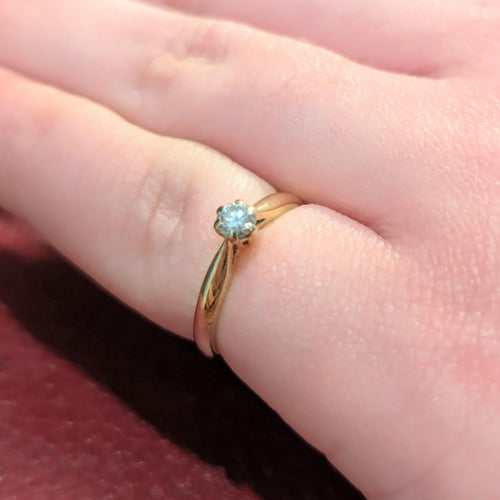 Bague 49 Bague Solitaire Or jaune Diamant 58 Facettes 28789