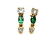 Boucles d'oreilles Boucles d'oreilles Or jaune Emeraude 58 Facettes 1792077CN