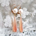 Earrings Pearl diamond earrings garnet drops 58 Facettes 22-404