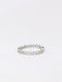 Bague Alliance américaine en or blanc et diamants 0,5 ct 58 Facettes J50