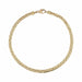 Bracelet Yellow gold flat curb chain bracelet 58 Facettes CVBR34