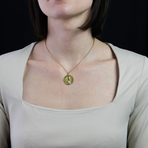 Pendentif Médaille or Vierge Marie signée Vernon 58 Facettes 18-016D