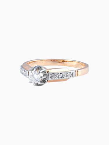 Bague Bague solitaire Diamants Platine 58 Facettes