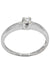 MODERN DIAMOND SOLITAIRE RING 0.10 CARAT 58 Facettes 050911