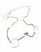 HERMÈS necklace - Rare Azur long necklace in silver 58 Facettes