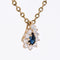 Pendentif Pendentif goutte saphirs 58 Facettes 15-013A