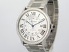 Watch CARTIER round watch solo 3802 w6701011 42mm steel automatic box 58 Facettes 253086