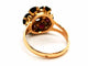 Bague 54 Bague Fleur Or jaune Grenat 58 Facettes 1628841CN
