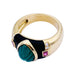 Ring 53 Cartier ring, “Gaïa”, yellow gold, colored stones. 58 Facettes 32784