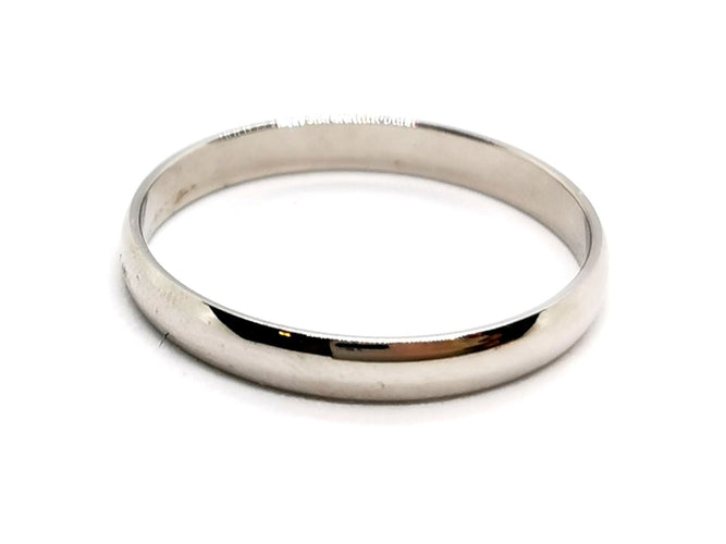 Bague 64 Bague Alliance Or blanc 58 Facettes 1178341CD