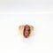 Bague Bague en or rose et pierres roses 58 Facettes 21252