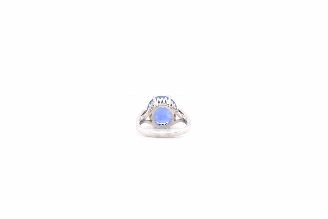 Bague 53 Bague Platine Saphir Diamants 58 Facettes 24054 / 24743