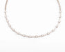Diamond and white gold necklace necklace 1960s 58 Facettes