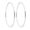 Boucles d'oreilles Orecchini oro bianco a cerchio 58 Facettes 33175
