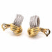 FRED earrings - Force 10 gold and steel earrings 58 Facettes 25015