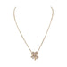 Necklace Fred necklace, “Clover”, yellow gold and diamonds 58 Facettes 32164