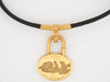 HERMES single or double necklace + padlock pendant 2003 Mediterranean year 58 Facettes 257869