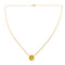Collier Collier citrine or jaune 58 Facettes