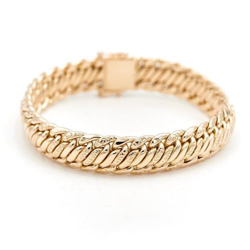 Bracelet Bracelet Maille gourmette Or jaune 58 Facettes 2041084CN